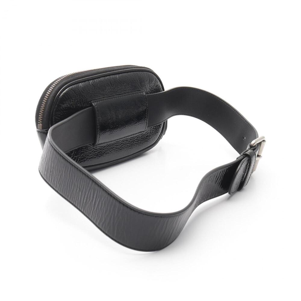 GUCCI Black Leather Fanny Pack - Picture 3 of 10